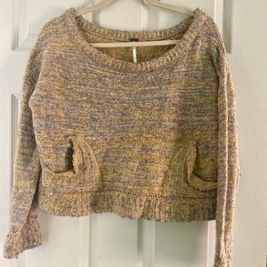 Free People Cropped Sweater
